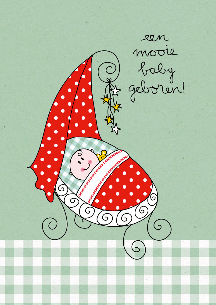 Mooie baby geboren - Hollyworks